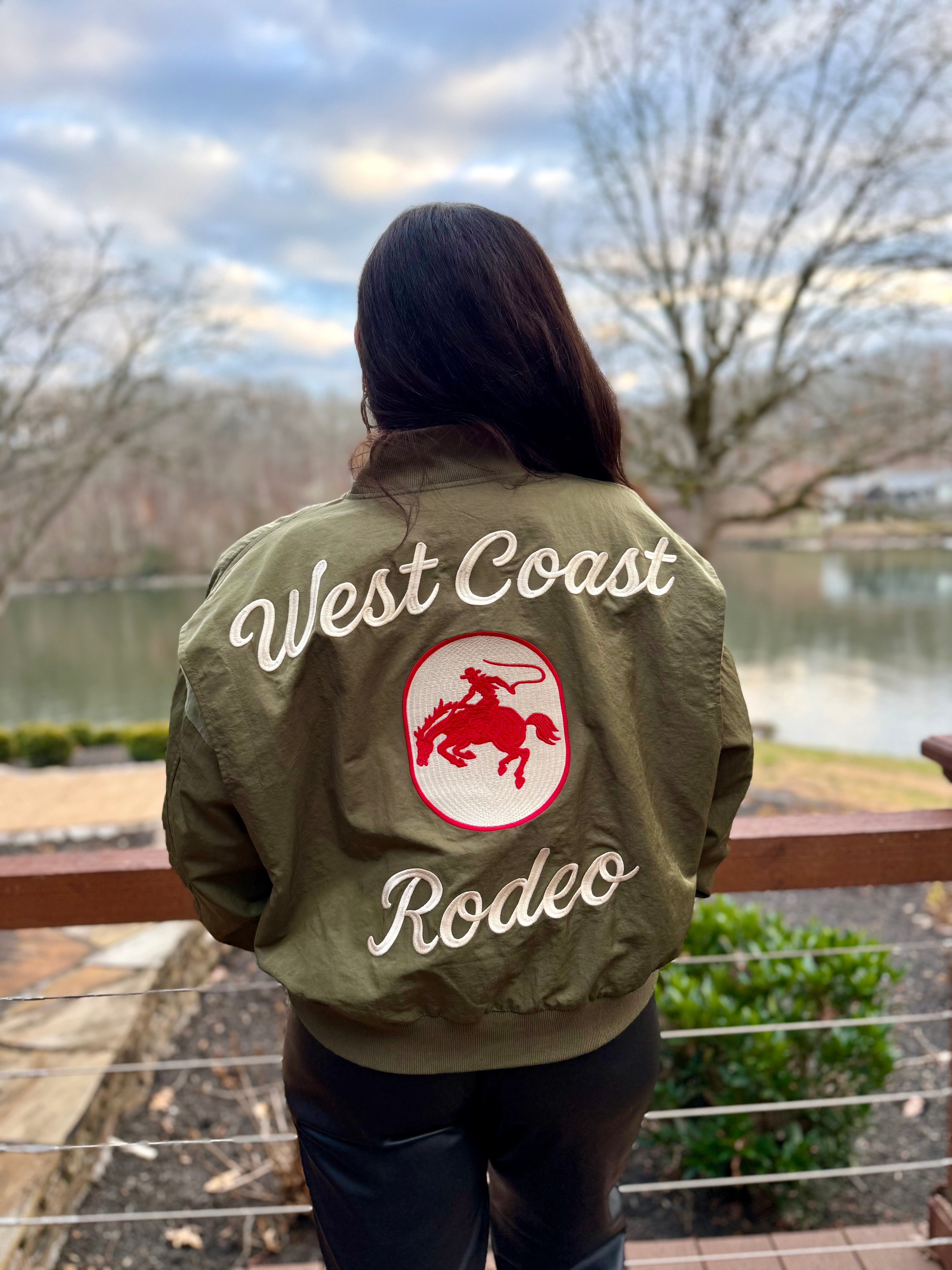 West Coast Rodeo Embroidered Bomber Jacket