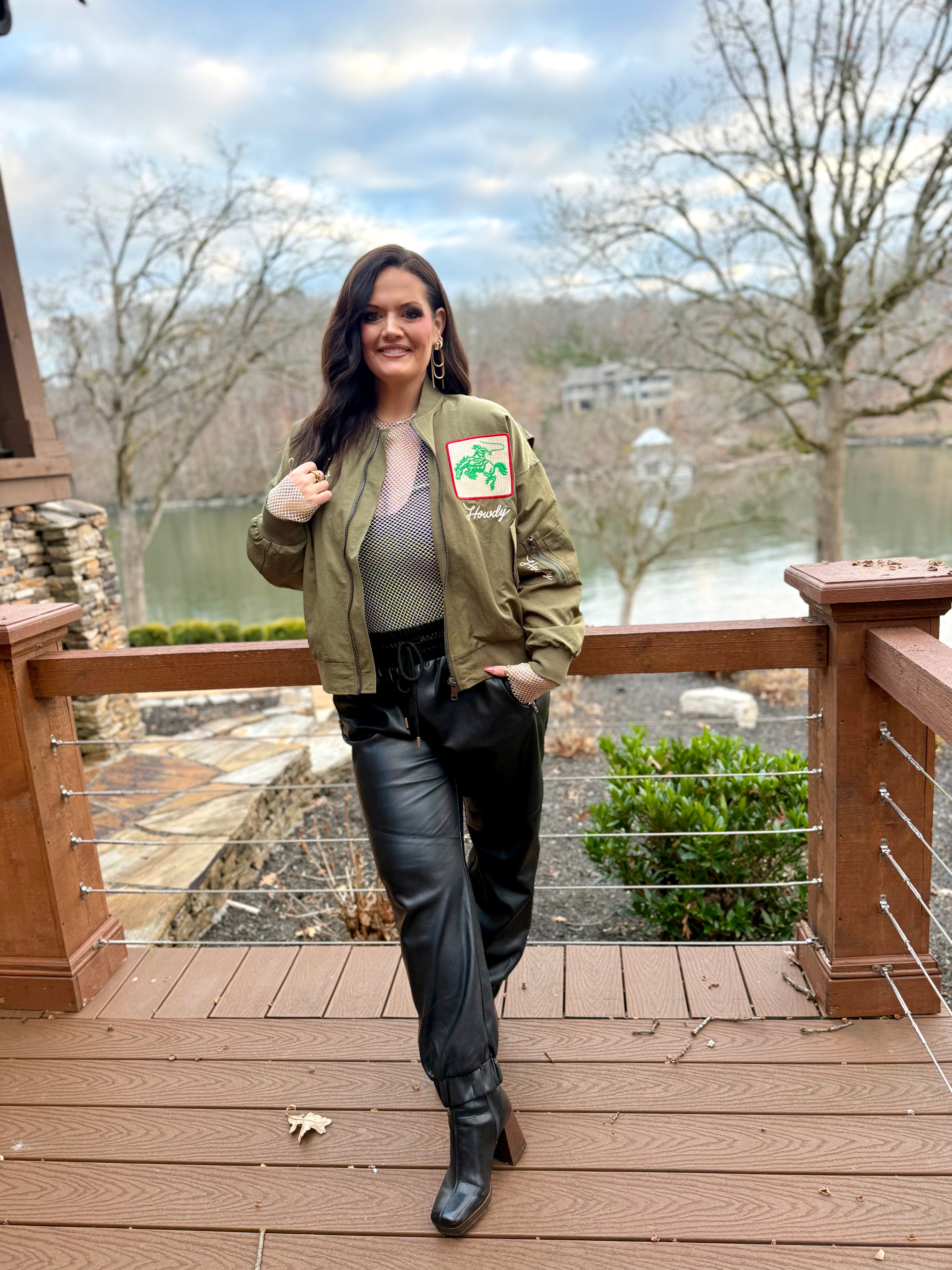 West Coast Rodeo Embroidered Bomber Jacket