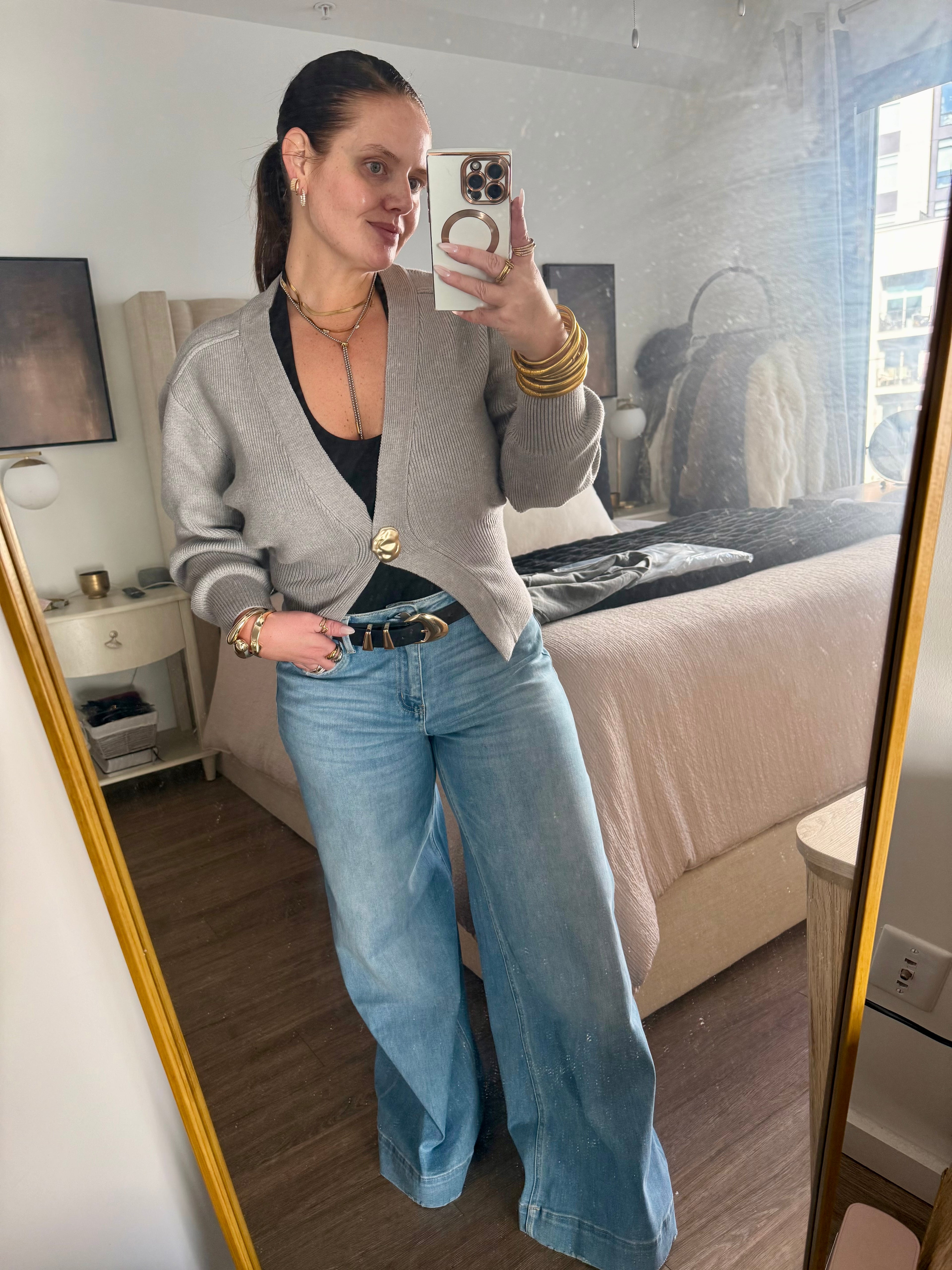 High Rise Extreme Wide Denim