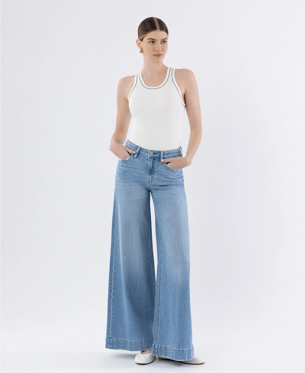 High Rise Extreme Wide Denim