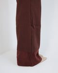 Mixed Media Pant in Mahogony